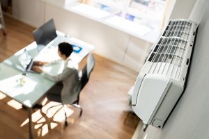 ductless-air-handler-on-a-wall